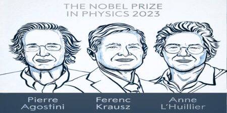 سال2023 کا طبعیات کا نوبل انعام تین سائنس دانوں کے نام